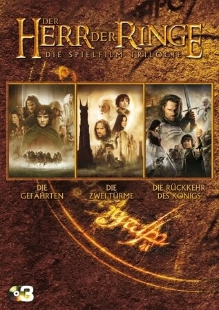 Der Herr der Ringe, Die Spielfilm-Trilogie, 3 DVDs (DVD Video)