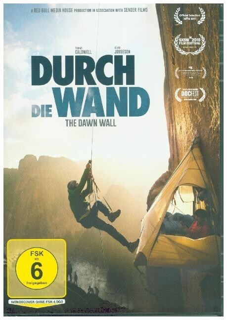 Durch die Wand - The Dawn Wall, 1 DVD (DVD Video)