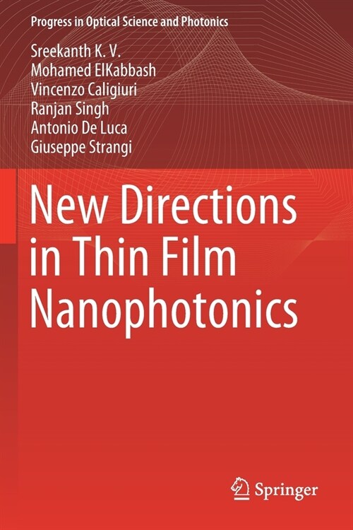 New Directions in Thin Film Nanophotonics (Paperback)