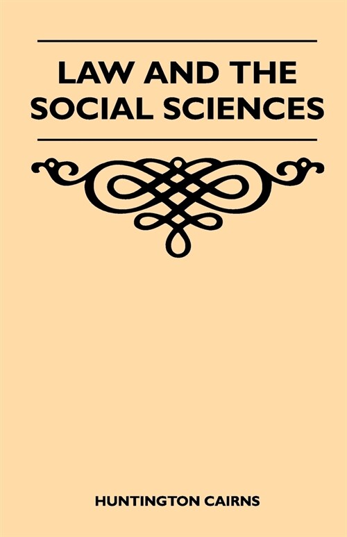 Law and the Social Sciences (Paperback)