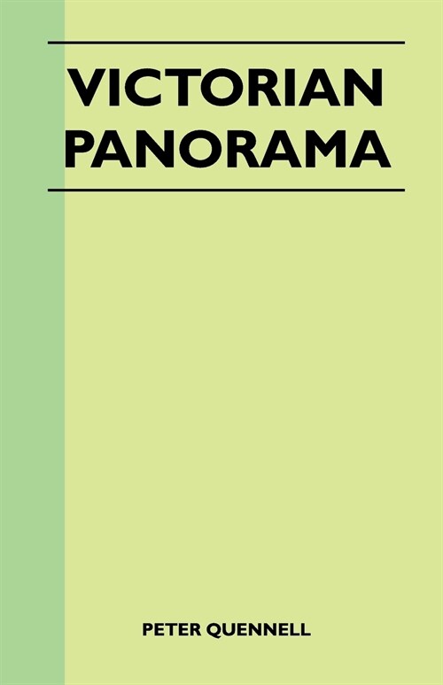 Victorian Panorama (Paperback)