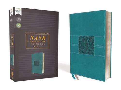 Nasb, Thinline Bible, Leathersoft, Teal, Red Letter Edition, 2020 Text, Comfort Print (Imitation Leather)