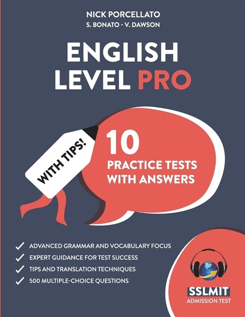 English Level Pro: 500 multiple-choice questions for Advanced English Learners (Paperback)