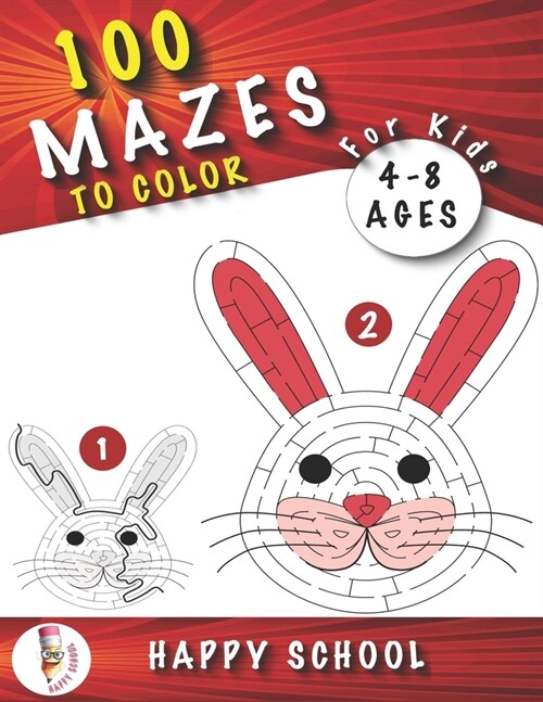 Mazes for Kids Ages 4-8: Workbook for Games, Coloring Book, Puzzles, and Problem-Solving (Maze Activity Book 4-6, 6-8 ) (Paperback)