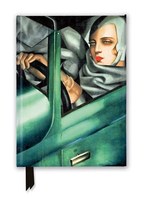 Tamara de Lempicka: Tamara in the Green Bugatti, 1929 (Foiled Journal) (Notebook / Blank book)