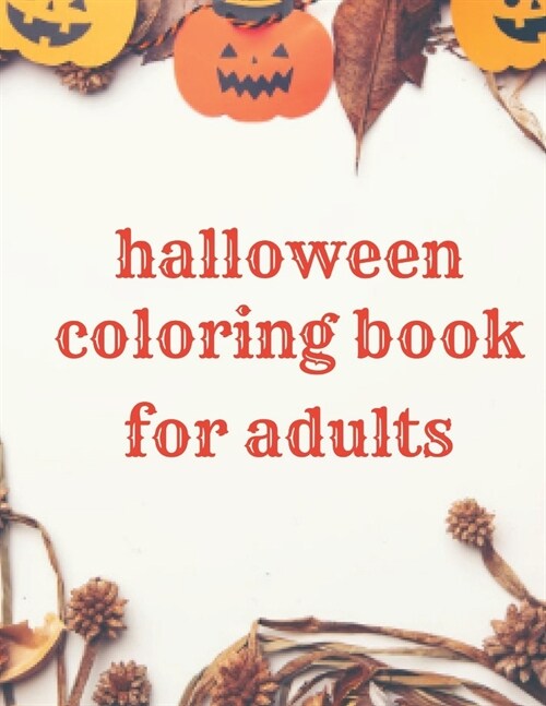 Halloween Coloring Book for Adults (Paperback)