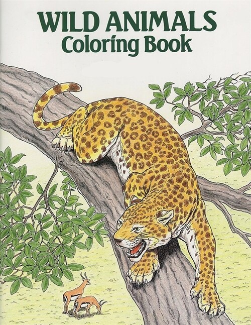 Wild Animals Coloring Book (Paperback)