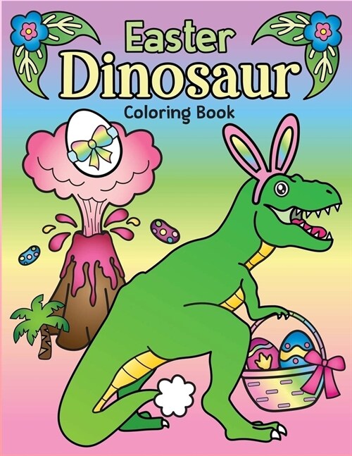 Easter Dinosaur Coloring Book (Paperback)