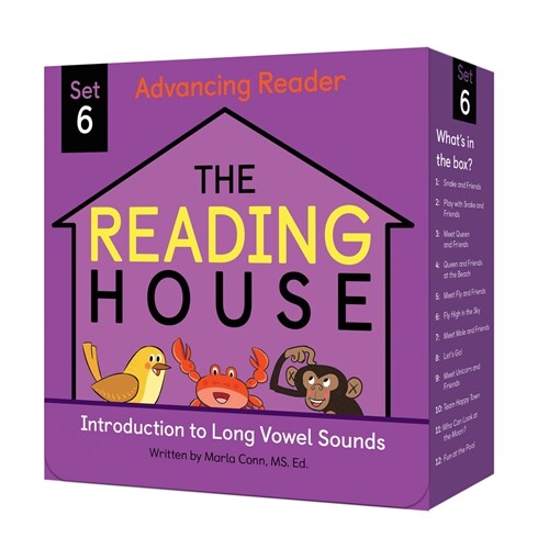 The Reading House Set 6: Introduction to Long Vowel Sounds (Paperback)