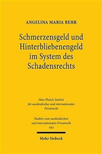 Schmerzensgeld und Hinterbliebenengeld im System des Schadensrechts : ein deutsch-italienischer Rechtsvergleich unter besonderer Berücksichtigung der Haftung im Straßenverkehr
