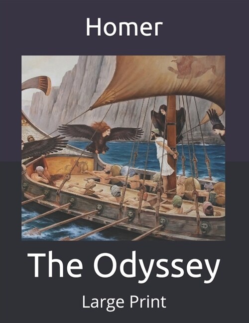 The Odyssey: Large Print (Paperback)