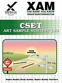 Cset Art Sample Subtest 140 Teacher Certification Test Prep Study Guide (Paperback)