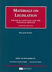 Materials on Legislation (Paperback, 4th, Supplement)