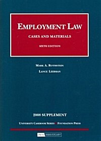 Employment Law (Paperback, 6th, Supplement)