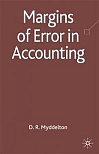 Margins of Error in Accounting (Hardcover)