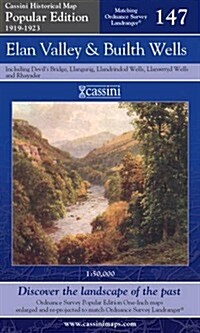 Elan Valley and Builth Wells (Sheet Map, folded, Popular ed)