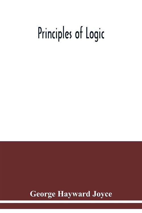 Principles of logic (Paperback)