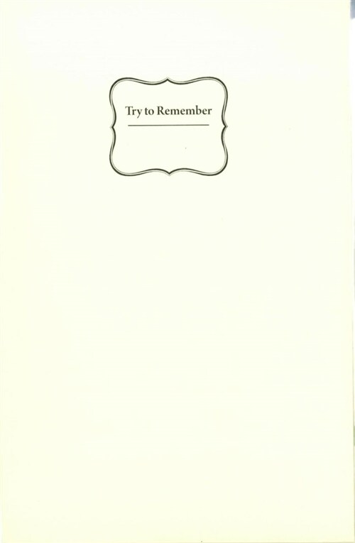 Try To Remember (다이어리 + 스티커)