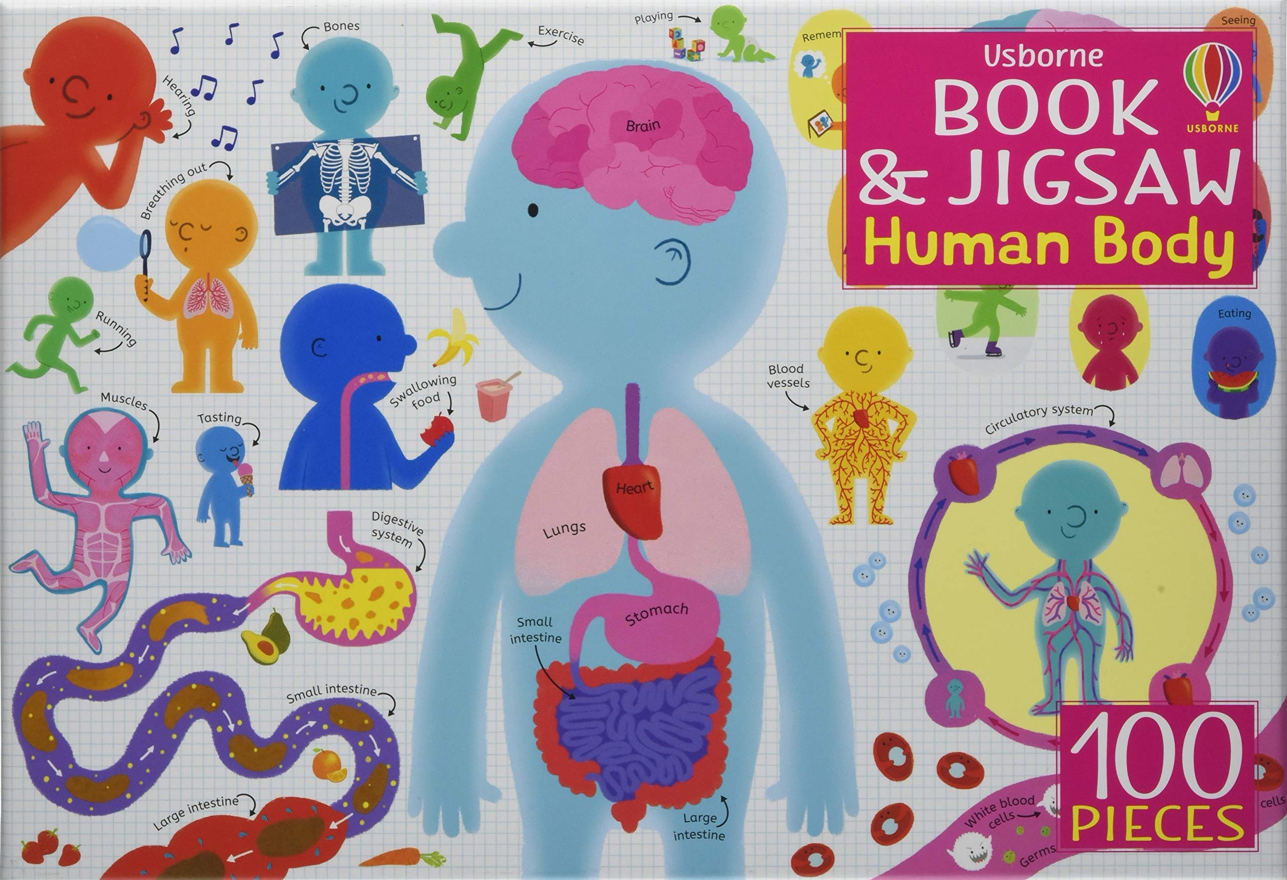 Usborne Book and Jigsaw Human Body (Paperback)