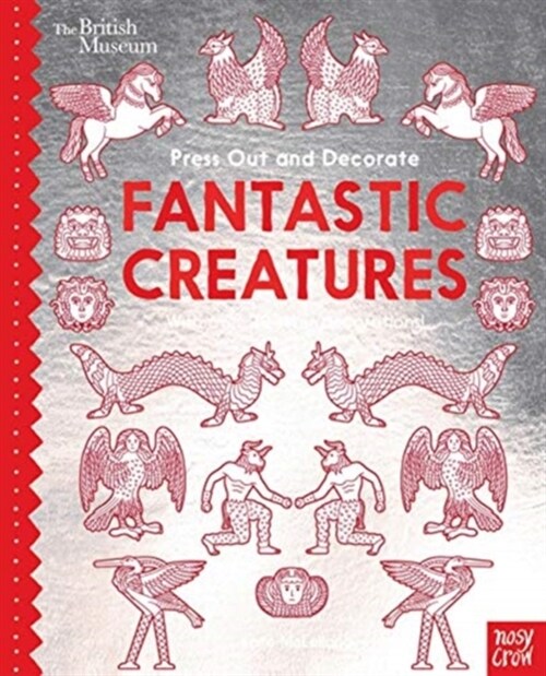 British Museum Press Out and Decorate: Fantastic Creatures (Board Book)