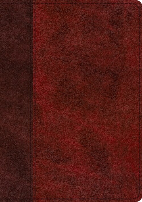 ESV Study Bible (Trutone, Burgundy/Red, Timeless Design, Indexed) (Imitation Leather)