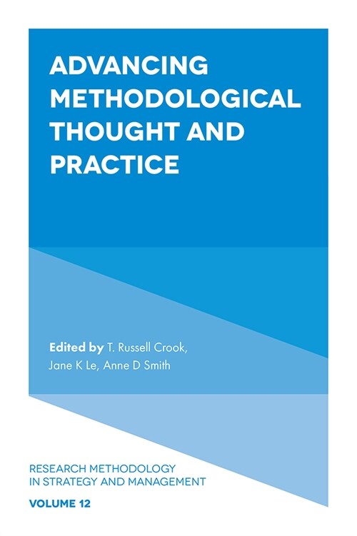 Advancing Methodological Thought and Practice (Hardcover)