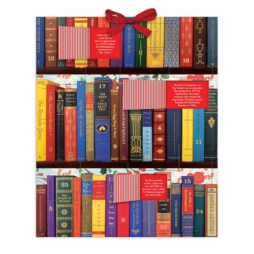 Festive Bookshelf Advent Calendar (Calendar)