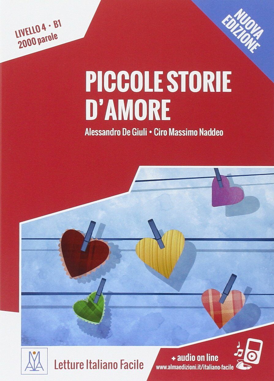 Italiano facile : Piccole storie damore + online MP3 audio (Paperback)