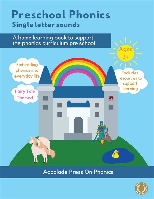 Preschool Phonics: Single Letter Sounds (Fairytale Edition) (Paperback)