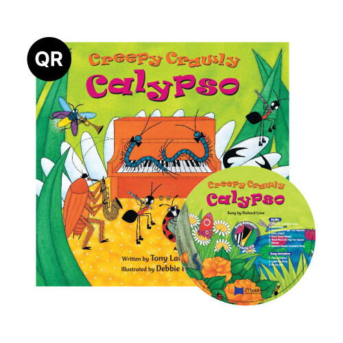 [중고] 노부영 송 애니메이션 Creepy Crawly Calypso (Paperback + Hybrid CD )