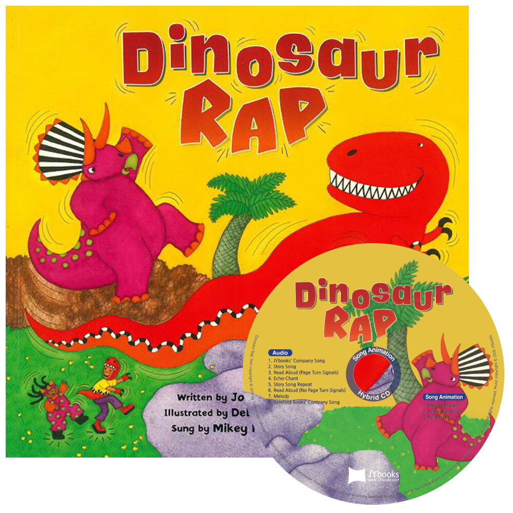 노부영 송 애니메이션 Dinosaur Rap (Paperback + Hybrid CD )