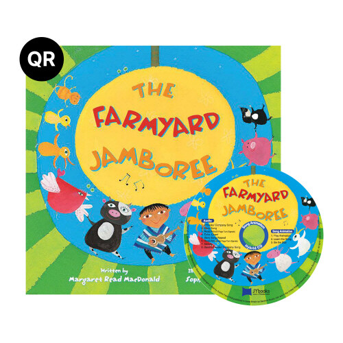 [중고] 노부영 송 애니메이션 The Farmyard Jamboree (QR) (Paperback + Hybrid CD )