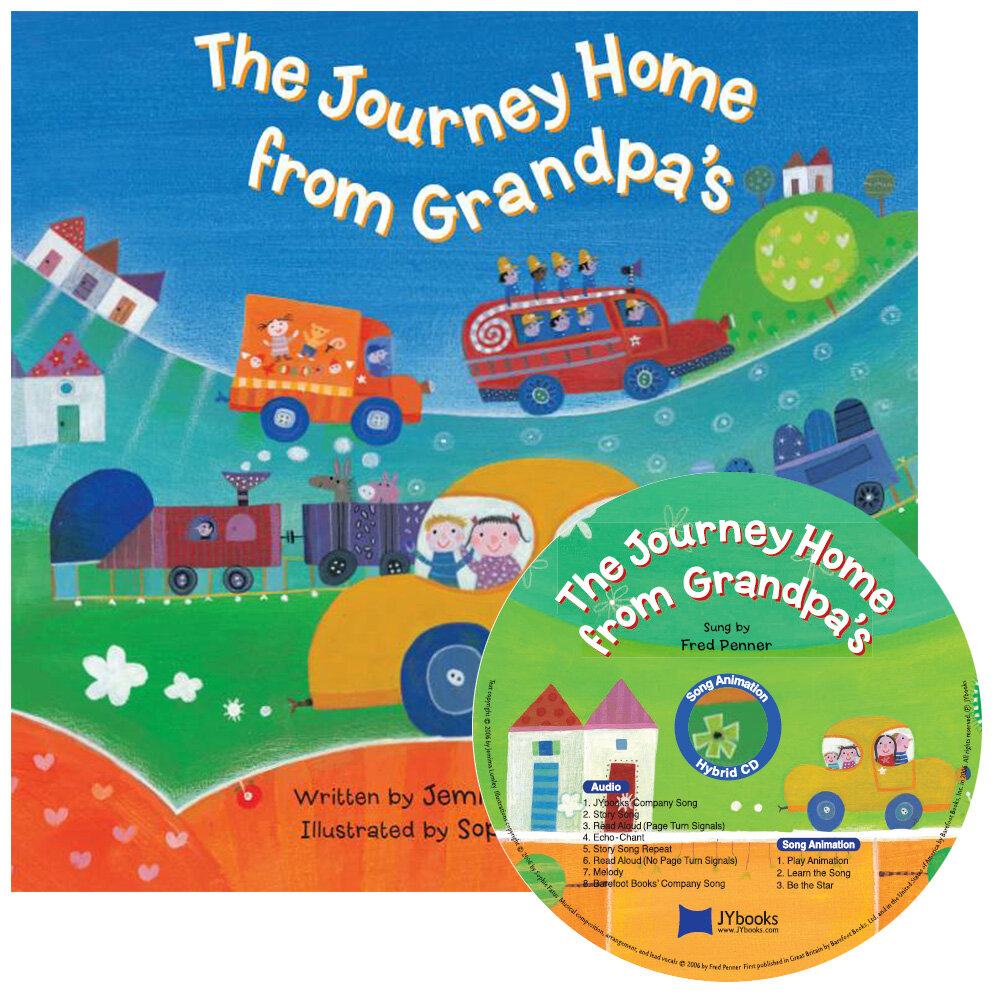 [중고] 노부영 송 애니메이션 The Journey Home from Grandpas (Paperback + Hybrid CD )