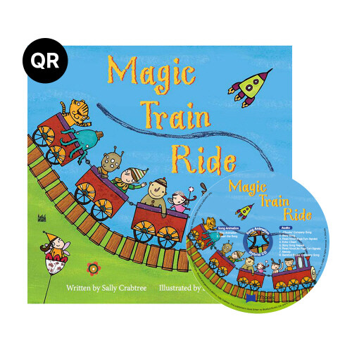 [중고] 노부영 송 애니메이션 Magic Train Ride (QR) (Paperback + Hybrid CD )