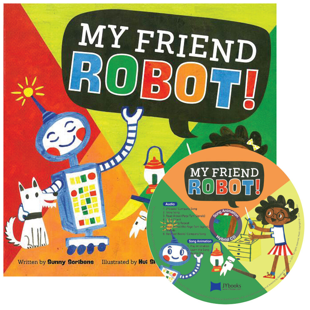 노부영 송 애니메이션 My Friend Robot! (Paperback + Hybrid CD )