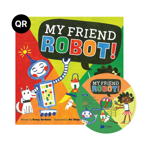 [중고] 노부영 송 애니메이션 My Friend Robot! (Paperback + Hybrid CD )