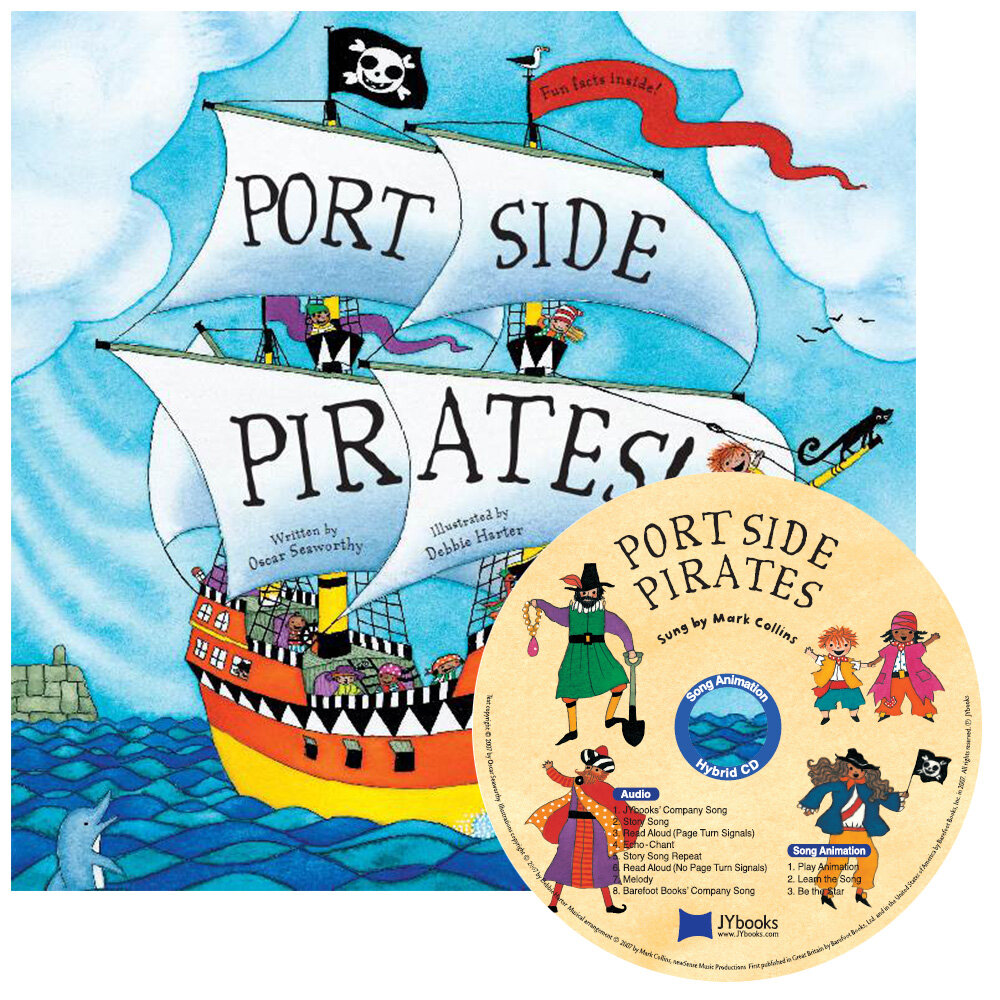 노부영 송 애니메이션 Port Side Pirates! (Paperback + Hybrid CD )