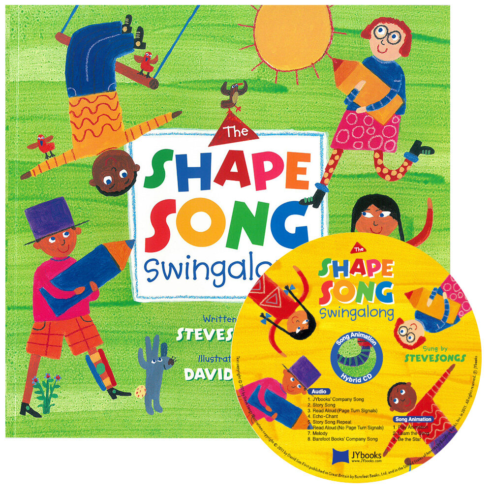 노부영 송 애니메이션 The Shape Song Swingalong (Paperback + Hybrid CD )