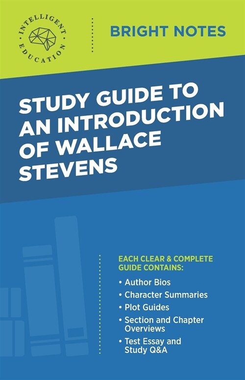 Study Guide to an Introduction of Wallace Stevens (Paperback)