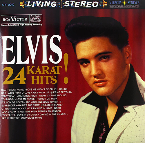 [수입] Elvis Presley - 24 Karat Hits [200g 3LP, 45RPM]