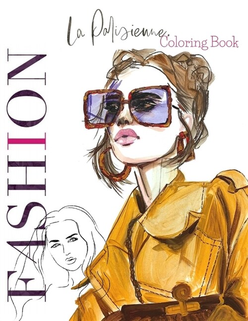 La Parisienne: Fashion Coloring Book: Fashion Design (Paperback)