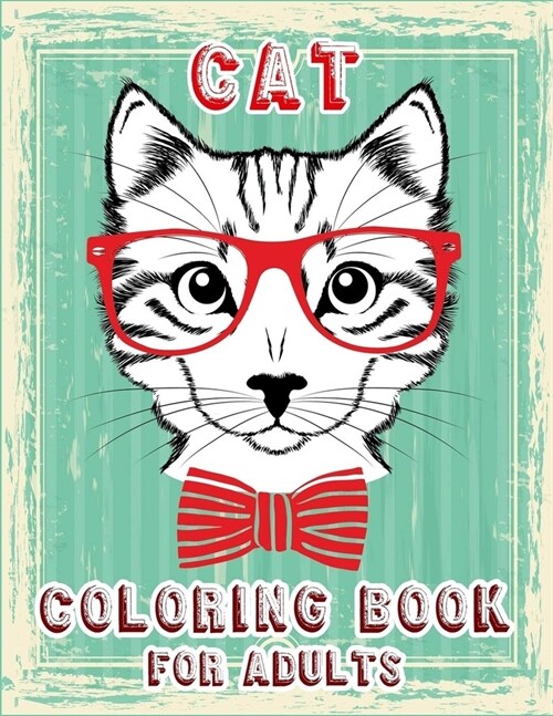 Cat Coloring Book for Adults (Paperback)