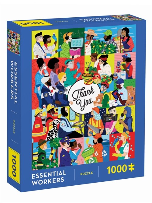 Essential Workers 1000 Piece Puzzle (Board Games)