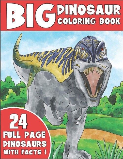 The Big Dinosaur Coloring Book (Paperback)
