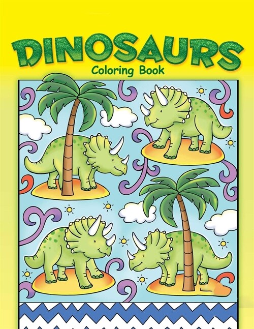 Dinosaurs Coloring Book (Paperback)