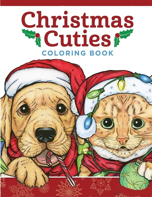 Christmas Cuties Coloring Book (Paperback)