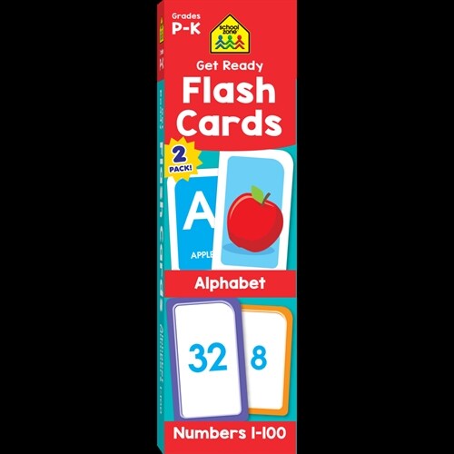 School Zone Get Ready Alphabet & Numbers 2-Pack Flash Cards (Other)