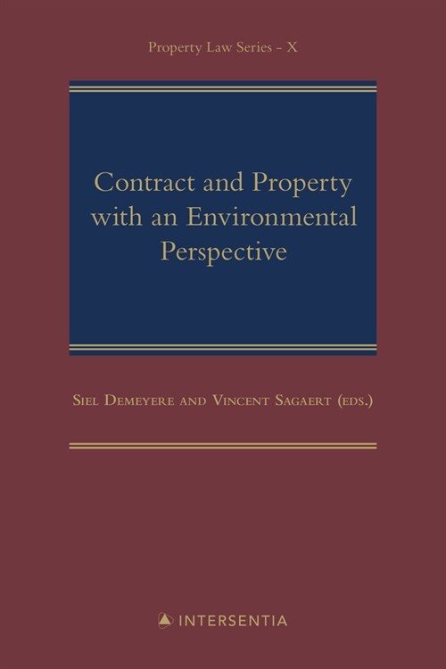 Contract and Property with an Environmental Perspective (Hardcover)