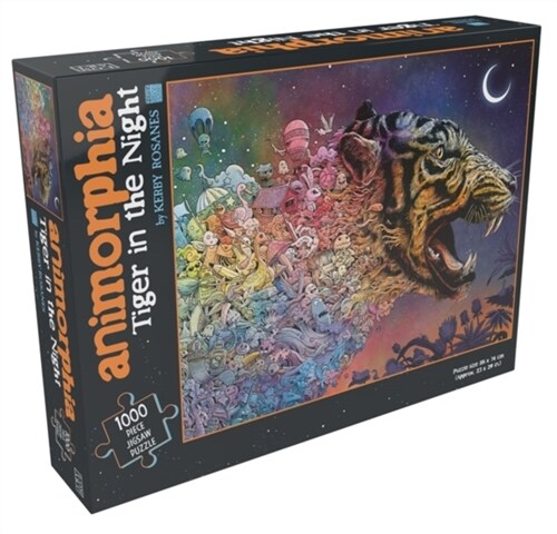 Animorphia: Tiger in the Night : 1000 Piece Jigsaw Puzzle (Game)