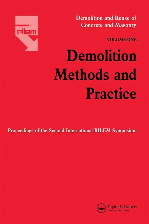 Demolition Methods and Practice V1 (Paperback)